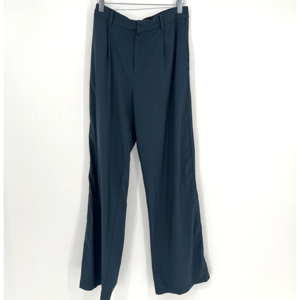 Vuori Villa Wide Leg Trousers Womens M Navy Blue Athleisure Gym